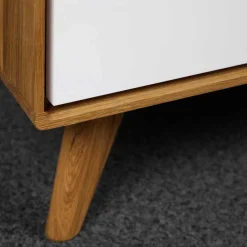 Wohnen Tv & Hifi-Möbel|Tv & Hifi-Möbel*TV Board aus Wildeiche Massivholz & MDF - Diesta