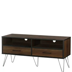 Wohnen TV Board in brauner Holzoptik - Hamidy