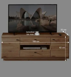 Wohnen Tv & Hifi-Möbel|Tv & Hifi-Möbel*TV Board in Esche und Wildeiche - Cassna