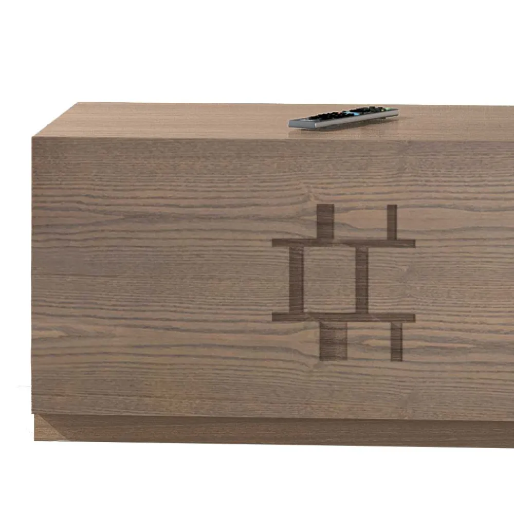 Wohnen Sideboards & Kommoden|Tv & Hifi-Möbel*TV Element in Esche Dunkel - Lacruzira (2er Set)