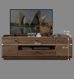 Wohnen TV Element in Esche und Wildeiche - Cassna