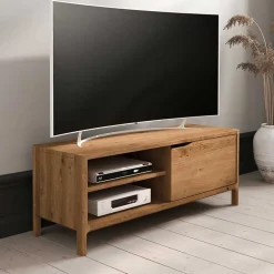 Wohnen Tv & Hifi-Möbel|Tv & Hifi-Möbel*TV Element mit zwei Fächern und Tür - Laida