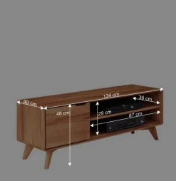 Wohnen TV Kommode aus Holz massiv Kernbuche - Junola