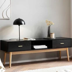 Wohnen Tv & Hifi-Möbel|Tv & Hifi-Möbel*TV Kommode im Skandinavischen Wohnstil - Heraklion