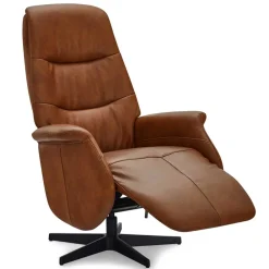 Wohnen Braune Möbel|Sessel & Hocker*TV Ledersessel mit Relaxfunktion - Kantabria