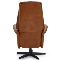 Wohnen Braune Möbel|Sessel & Hocker*TV Ledersessel mit Relaxfunktion - Kantabria