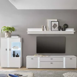 Wohnen Wohnwände|Wohnwand*TV Lowboard & Highboard & Regal Set - Tirol (dreiteilig)