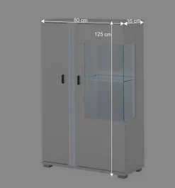 Wohnen Wohnwände|Wohnwand*TV Lowboard & Highboard & Regal Set - Tirol (dreiteilig)