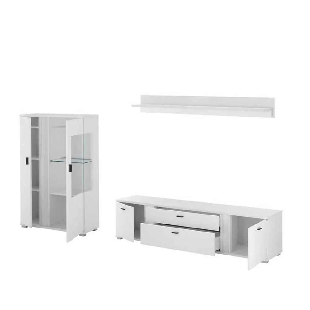 Wohnen Wohnwände|Wohnwand*TV Lowboard & Highboard & Regal Set - Tirol (dreiteilig)