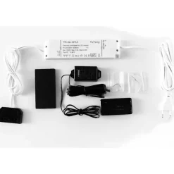 Wohnen Wohnzimmerschränke|Wohnwände*TV Lowboard & Vitrine & Wandboard Set - Apulco (dreiteilig)