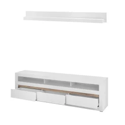 Wohnen TV Lowboard & Wandboard Set - Ilana (zweiteilig)