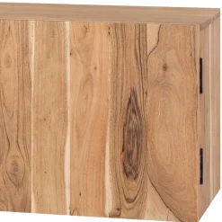 Wohnen TV Lowboard aus Akazienholz und Metall - Bastima