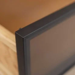 Wohnen Tv & Hifi-Möbel|Tv & Hifi-Möbel*TV Lowboard aus Eiche und Metall - Fabiella