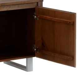 Wohnen Sideboards & Kommoden|Sideboards & Kommoden*TV Lowboard aus massiver Kiefer Dunkel - Lavagna