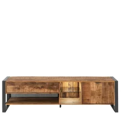 Wohnen Tv & Hifi-Möbel|Tv & Hifi-Möbel*TV Lowboard aus Recyclingholz & Metall - Acira