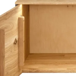 Wohnen Tv & Hifi-Möbel|Tv & Hifi-Möbel*TV Lowboard aus Wildeiche massiv mit LED - Viligrana