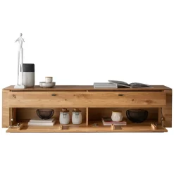 Wohnen Sideboards & Kommoden|Sideboards & Kommoden*TV Lowboard aus Wildeiche mit Metallgriffen - Dump