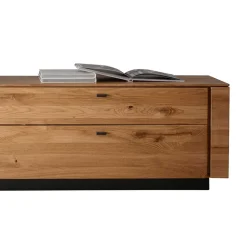 Wohnen Sideboards & Kommoden|Sideboards & Kommoden*TV Lowboard aus Wildeiche mit Metallgriffen - Dump