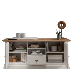 Wohnen Tv & Hifi-Möbel|Tv & Hifi-Möbel*TV Lowboard im Landhaus Style 157x67x45 cm - Henry