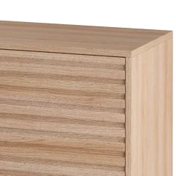 Wohnen TV Lowboard in Eiche Holzdekor - Lunira