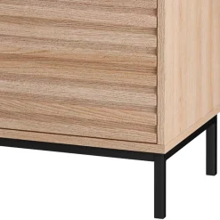 Wohnen TV Lowboard in Eiche Holzdekor - Lunira