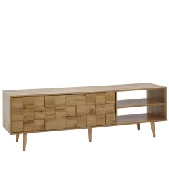 Wohnen TV Lowboard in Eiche Holzoptik - Senba