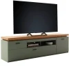 Wohnen TV Lowboard in Graugrün und Eiche - Kwin