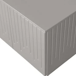 Wohnen TV Lowboard in Hellgrau lackiert - Lucaz