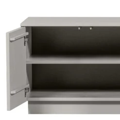 Wohnen TV Lowboard in Hellgrau lackiert - Lucaz