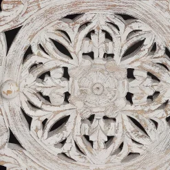 Wohnen TV Lowboard in Mangoholz White Wash - Fudorus