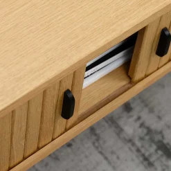 Wohnen TV Lowboard in ovalem Design - Teorina