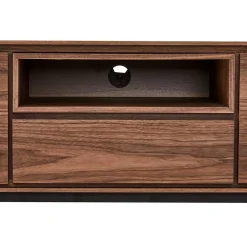 Wohnen TV Lowboard in Walnussfarben Furnier - Melvue