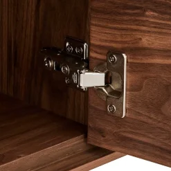 Wohnen TV Lowboard in Walnussfarben Furnier - Melvue