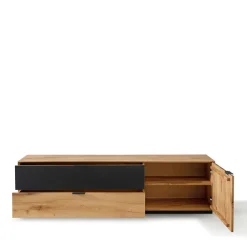 Wohnen Sideboards & Kommoden|Sideboards & Kommoden*TV Lowboard in Wildeiche und Anthrazit - Kantino
