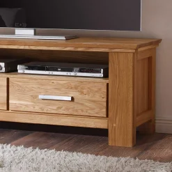 Wohnen Tv & Hifi-Möbel|Tv & Hifi-Möbel*TV Lowboard Ladressa aus Wildeiche geölt und gewachst
