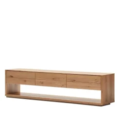 Wohnen Tv & Hifi-Möbel|Tv & Hifi-Möbel*TV Lowboard mit drei Schubladen und Fach - Algaro