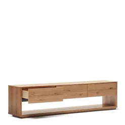 Wohnen Tv & Hifi-Möbel|Tv & Hifi-Möbel*TV Lowboard mit drei Schubladen und Fach - Algaro