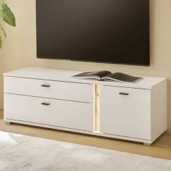 Wohnen TV Lowboard mit LED Beleuchtung - Racelyn