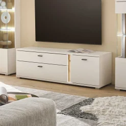 Wohnen TV Lowboard mit LED Beleuchtung - Racelyn