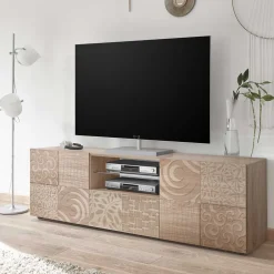 Wohnen TV Lowboard mit Muster Print - Bielvas
