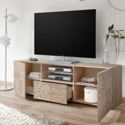 Wohnen TV Lowboard mit Muster Print - Bielvas