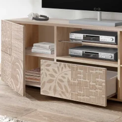 Wohnen TV Lowboard mit Muster Print - Bielvas