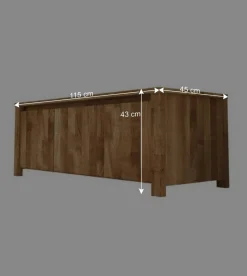 Wohnen Tv & Hifi-Möbel|Tv & Hifi-Möbel*TV Lowboard Nadalia aus Wildeiche Massivholz