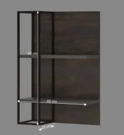 Wohnen TV Lowboard und Wandregal Set - Mundo (zweiteilig)