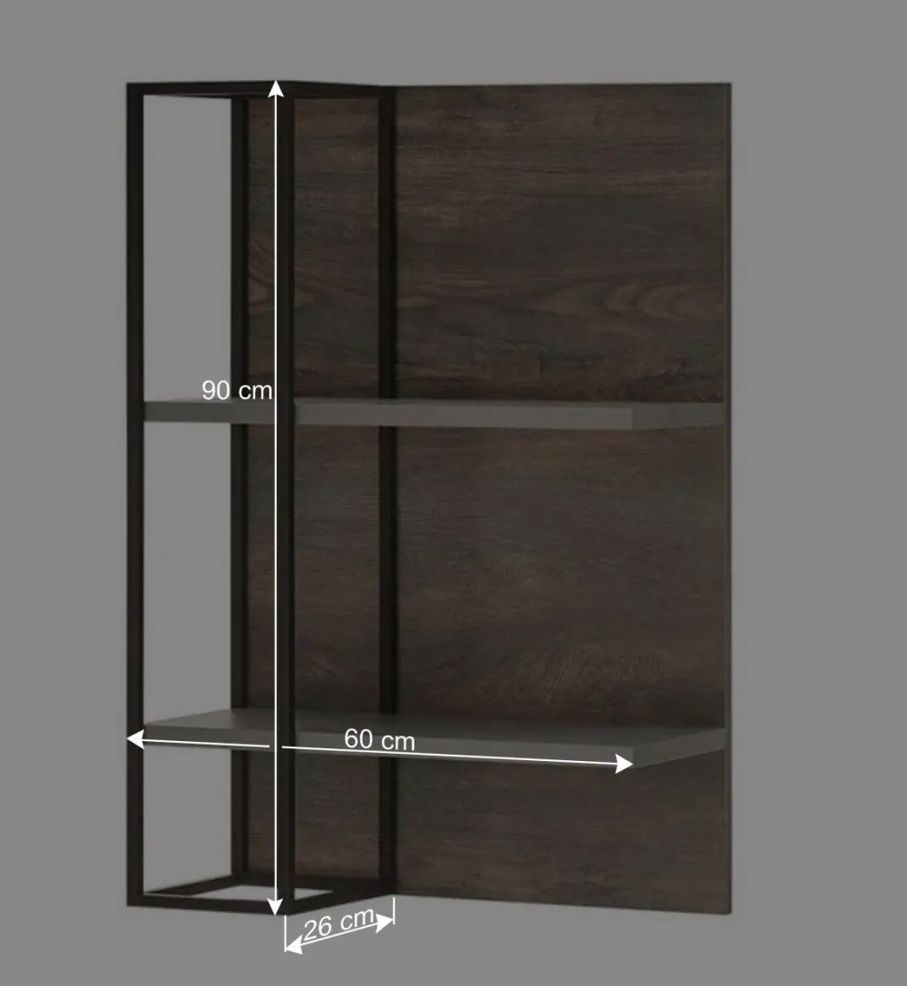 Wohnen TV Lowboard und Wandregal Set - Mundo (zweiteilig)