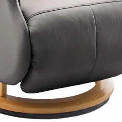 Wohnen Sessel|Sofas*TV Relaxsessel mit Leder Schlammfarben Emia mit Körperdruck verstellbar