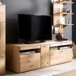 Wohnen Tv & Hifi-Möbel|Tv & Hifi-Möbel*TV Schrank aus Massivholz Eiche - Destal