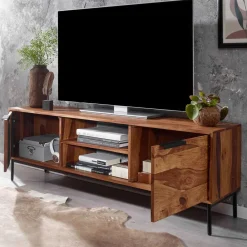 Wohnen Tv & Hifi-Möbel|Tv & Hifi-Möbel*TV Schrank aus Sheesham Massivholz - Placer