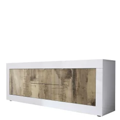 Wohnen TV Schrank in Holz verwittert - Olvenion