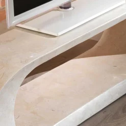 Wohnen Tv & Hifi-Möbel|Tv & Hifi-Möbel*TV Tisch Filicudia in Creme Weiß